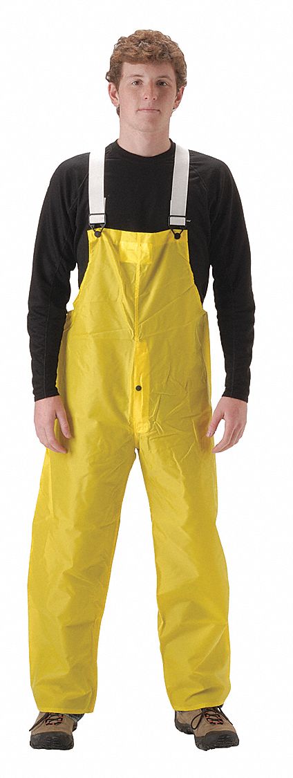 Rain Bib Overall Unrated Yellow XL
