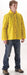 Rain Jacket with Hood L PU/Nylon 30inL