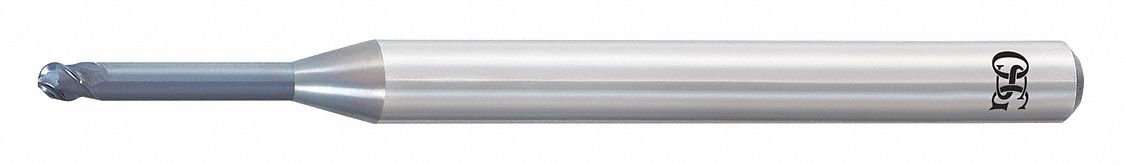 Ball End Mill Single End 0.60mm Carbide