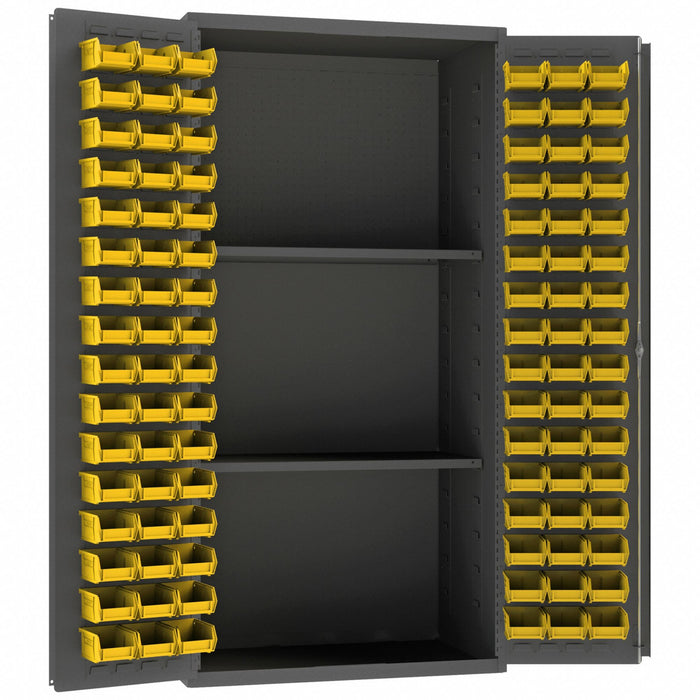 K4941 Peg Bin Cab Gray 72 x36 x24 96YllwBns