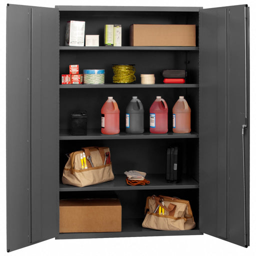 Storage Cabinet 72 x48 x24 Gray 4Shlv