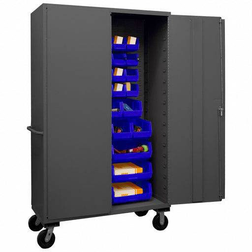K4877 Bin Cabinet 80 x48 x24 Gray 42BlueBns
