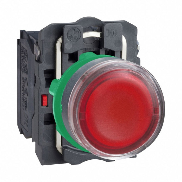 IllumPushButton FullVolt Red 1NO/1NC