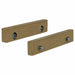 Replace. Jaws Brass Incl. 2 Screws
