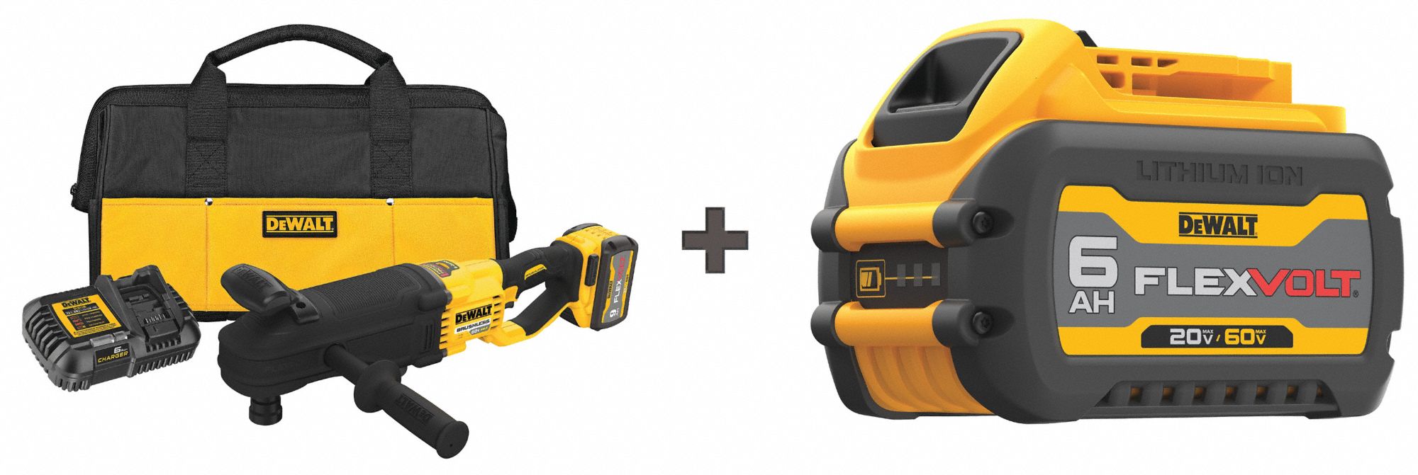 Cordless Right Angle Drill Kit 60V DC