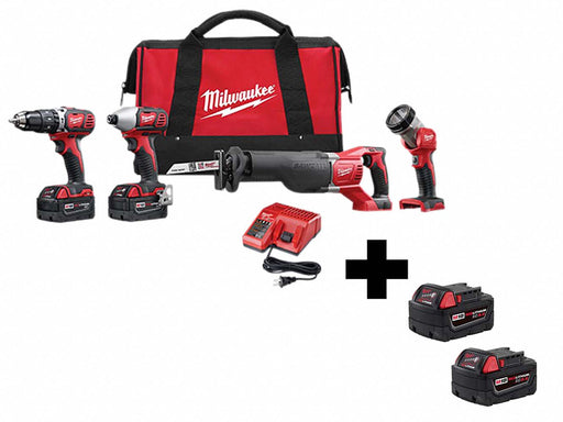 Cordless Combination Kit 18V 4 Tools