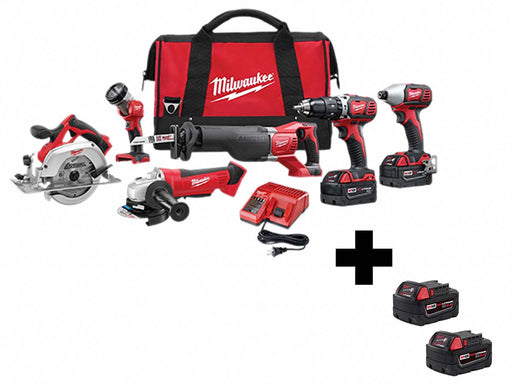 Cordless Combination Kit 18V 6 Tools