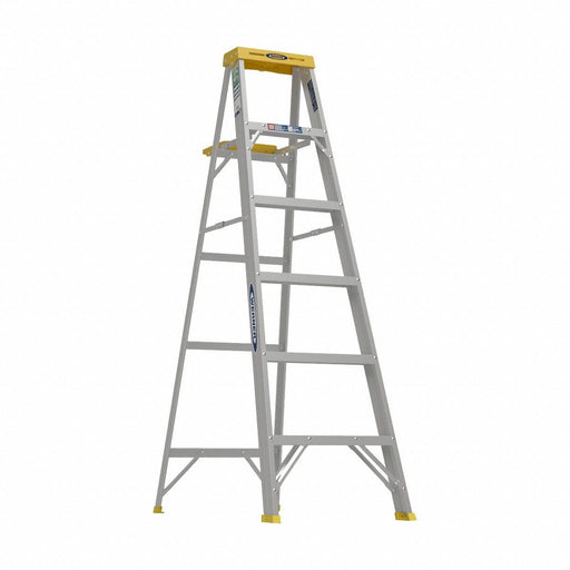 Stepladder Aluminum 6 ft H 225 lb Cap.