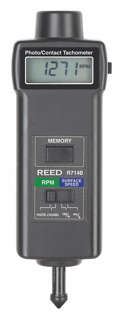 Tachometer +/-0.05% RPM Acc LCD