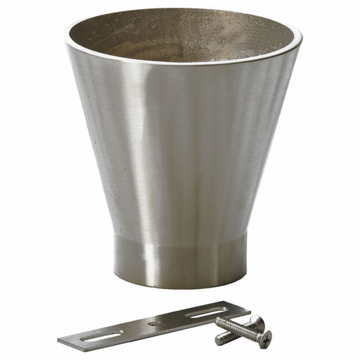 Sanitary Drain 4x4-1/2 in Nickel Bronze
