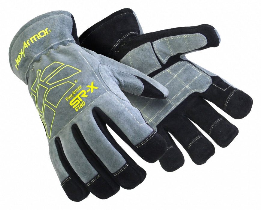 Glove Cow Leather 70N Grey/Black PR S