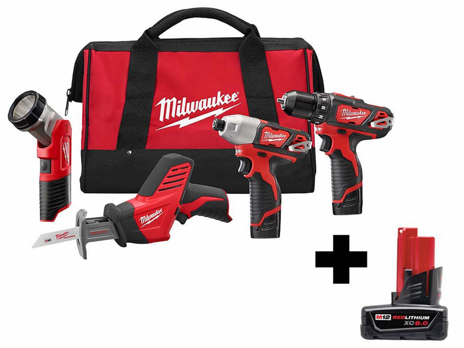 Cordless Combination Kit 4 Tools 12V DC