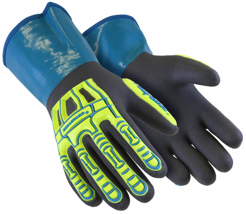 ChemResistantGloves Blk Blu Ylw XS 6 PR