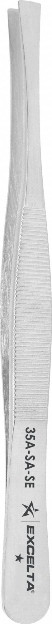 Tweezers SS 4 3/4 L Straight Flat