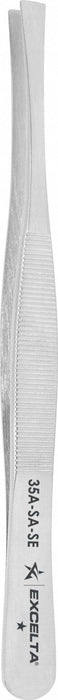 Tweezers SS 4 3/4 L Straight Flat