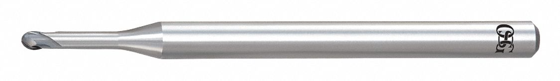 Ball End Mill Single End 1/8 Carbide