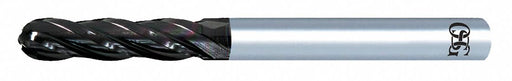 Ball End Mill Single End 3/32 Carbide