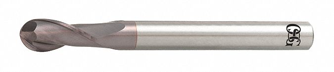 Ball End Mill Single End 1.00mm Carbide