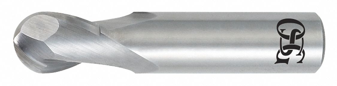Ball End Mill Single End 7/64 Carbide