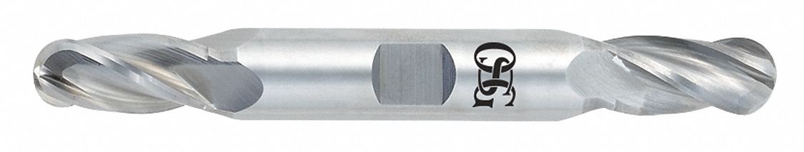 Ball End Mill Single End 9/32 Carbide