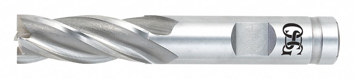 Square End Mill 0.125 in HSS