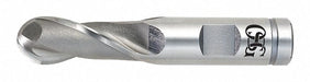 Ball End Mill Single End 1/8 Cobalt