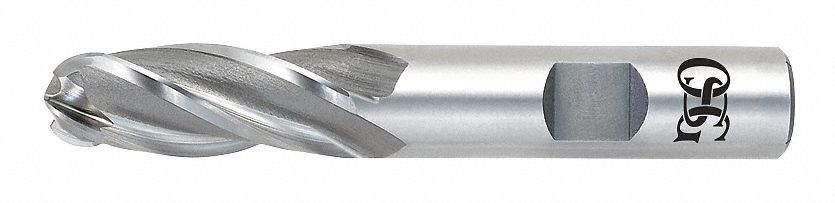 Ball End Mill Single End 1-1/2 Cobalt