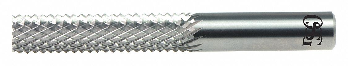 Solid Router Bit 3/16 Spiral Downcut