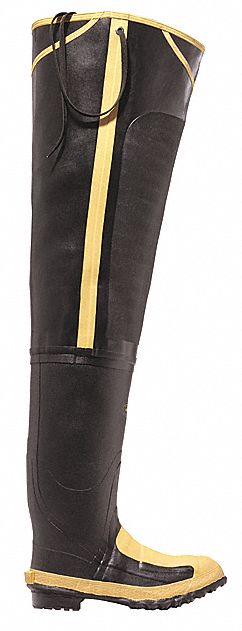 D9561 Hip Wader Men s 13 Steel Black PR