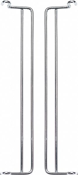 Stacking Bracket Silver 4 11/16 in Steel