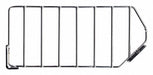 Divider 9 5/8 in Silver 1