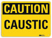 Caution Sign 7 in x 10 in Aluminum