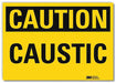 Caution Sign 7inx10in Reflctv Sheeting