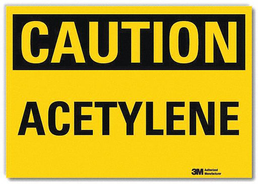 Caution Sign 7inx10in Reflctv Sheeting