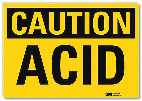 Caution Sign 7 in x 10 in Rflct Sheeting