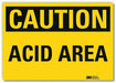 Caution Sign 7 in x 10 in Rflct Sheeting