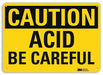 Danger Sign 7 in x 14 in Aluminum