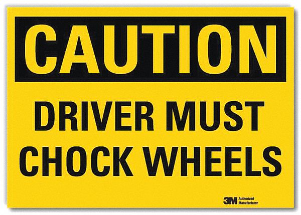 Caution Sign 7inx10in Reflctv Sheeting