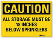 Caution Sign 10x14in Reflective Sheeting