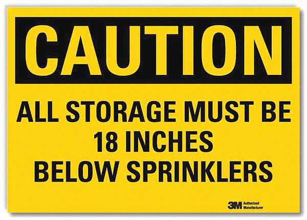 Caution Sign 10x14in Reflective Sheeting