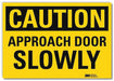 Caution Sign 10x14in Reflective Sheeting