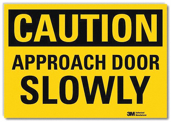 Caution Sign 10x14in Reflective Sheeting