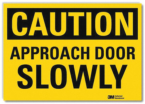 Caution Sign 5inx7in Reflective Sheeting