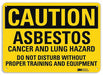 Caution Sign 10 inx14 in Plastic