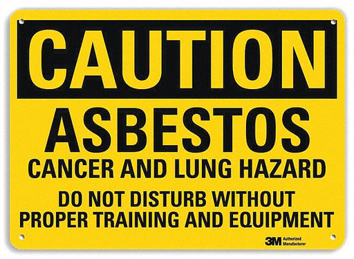 Caution Sign 10 inx14 in Plastic