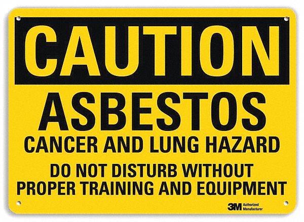 Caution Sign 10 inx14 in Plastic