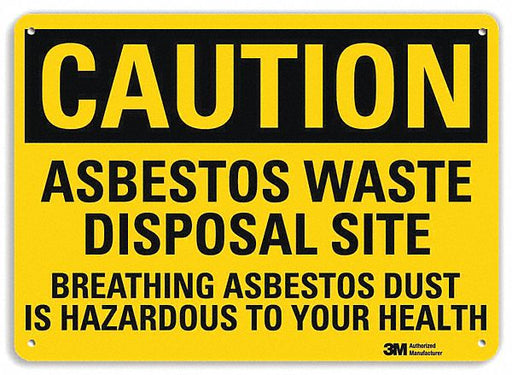 Danger Sign 7 in x 10 in Aluminum