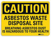 Caution Sign 7 in x 10 in Aluminum