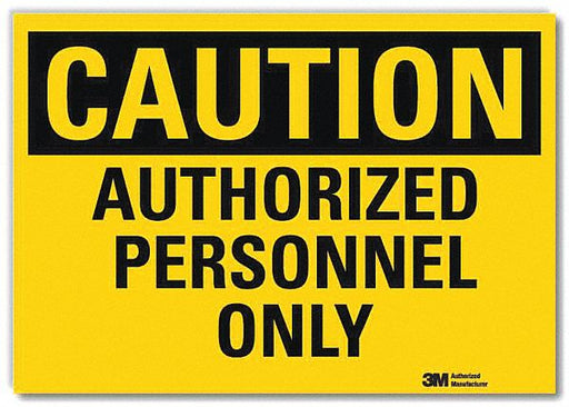 Caution Sign 7inx10in Reflctv Sheeting