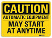 Safety Sign 10 x14 Aluminum